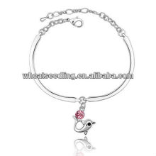 Cute Dolphin Design Charms pulsera de cadena 011062529